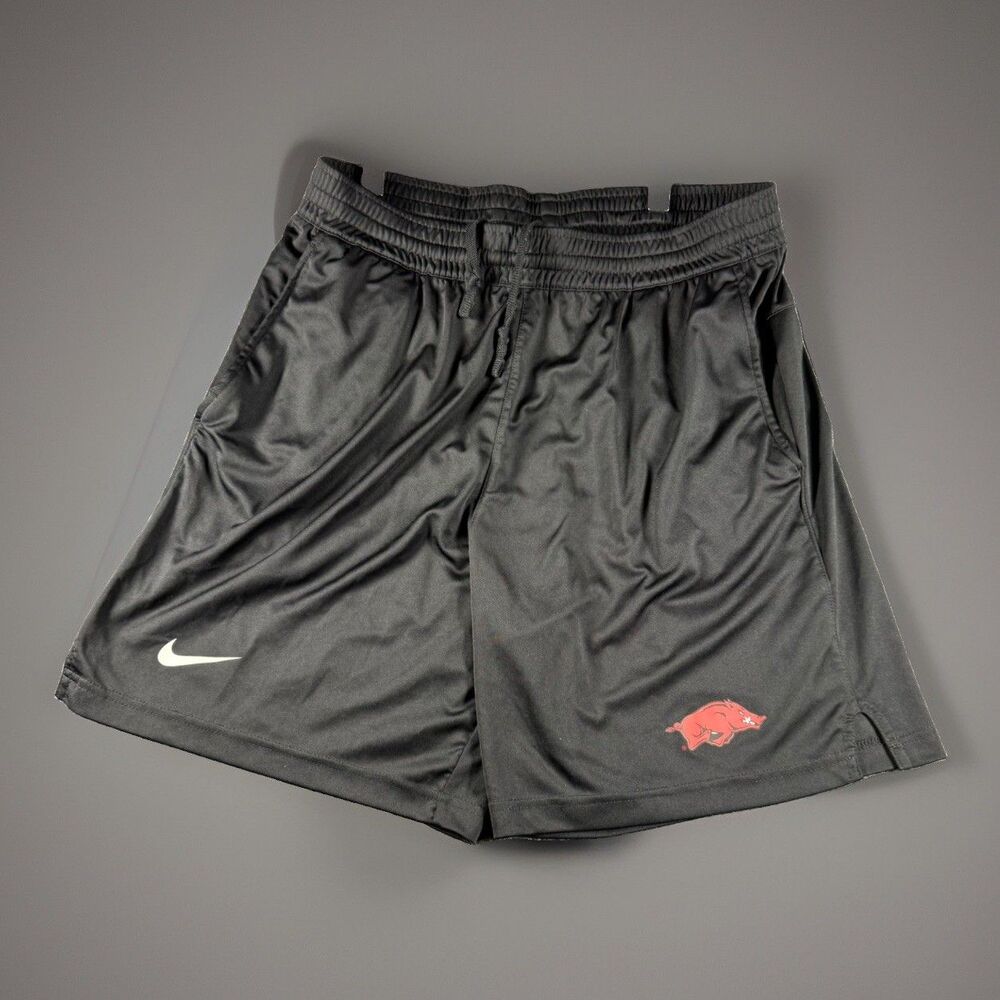 Nike Arkansas Razorbacks Dri-FIT Coach Pocket Shorts Men’s Medium Black